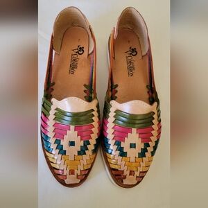 Handmade Leather Huaraches (Multi-colored)